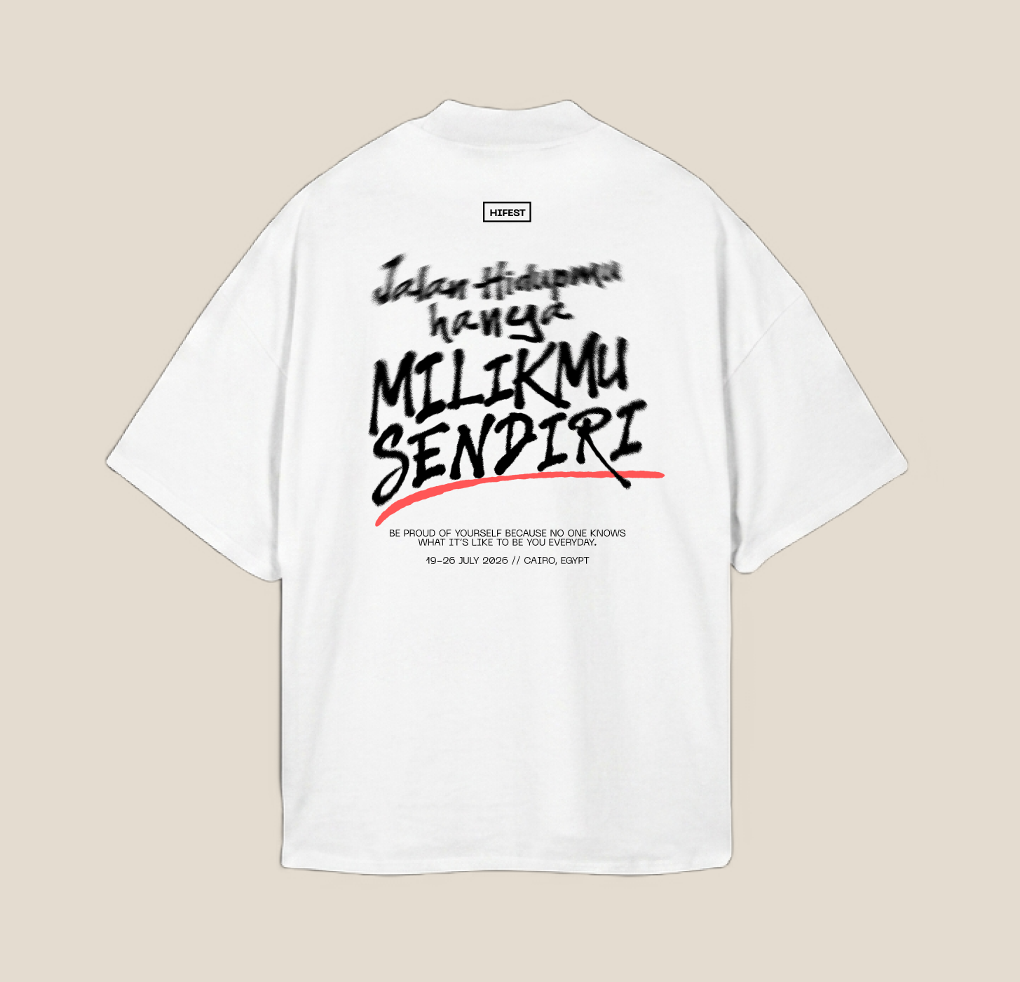 Life is Yours Oversized Tee
